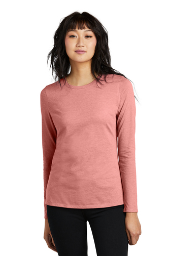 District® Women 4.3-ounce, 60/40 Cotton Poly Perfect Blend CVC Long Sleeve T-Shirt